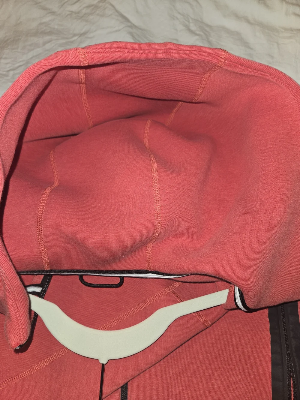 Nike Tech Fleece Windrunner Hoodie Men M Red Black Full Zip FB7921-672
